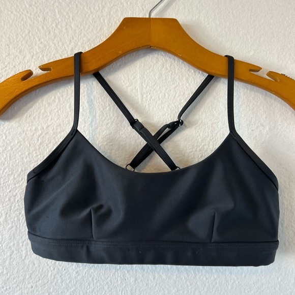 ALO Yoga Gray Strappy Back Top - Picture 4 of 7
